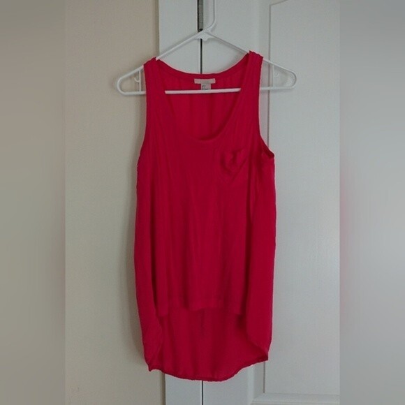 H&M Sleeveless High-Low Top with Front Pocket size 6 - Picture 2 of 11
